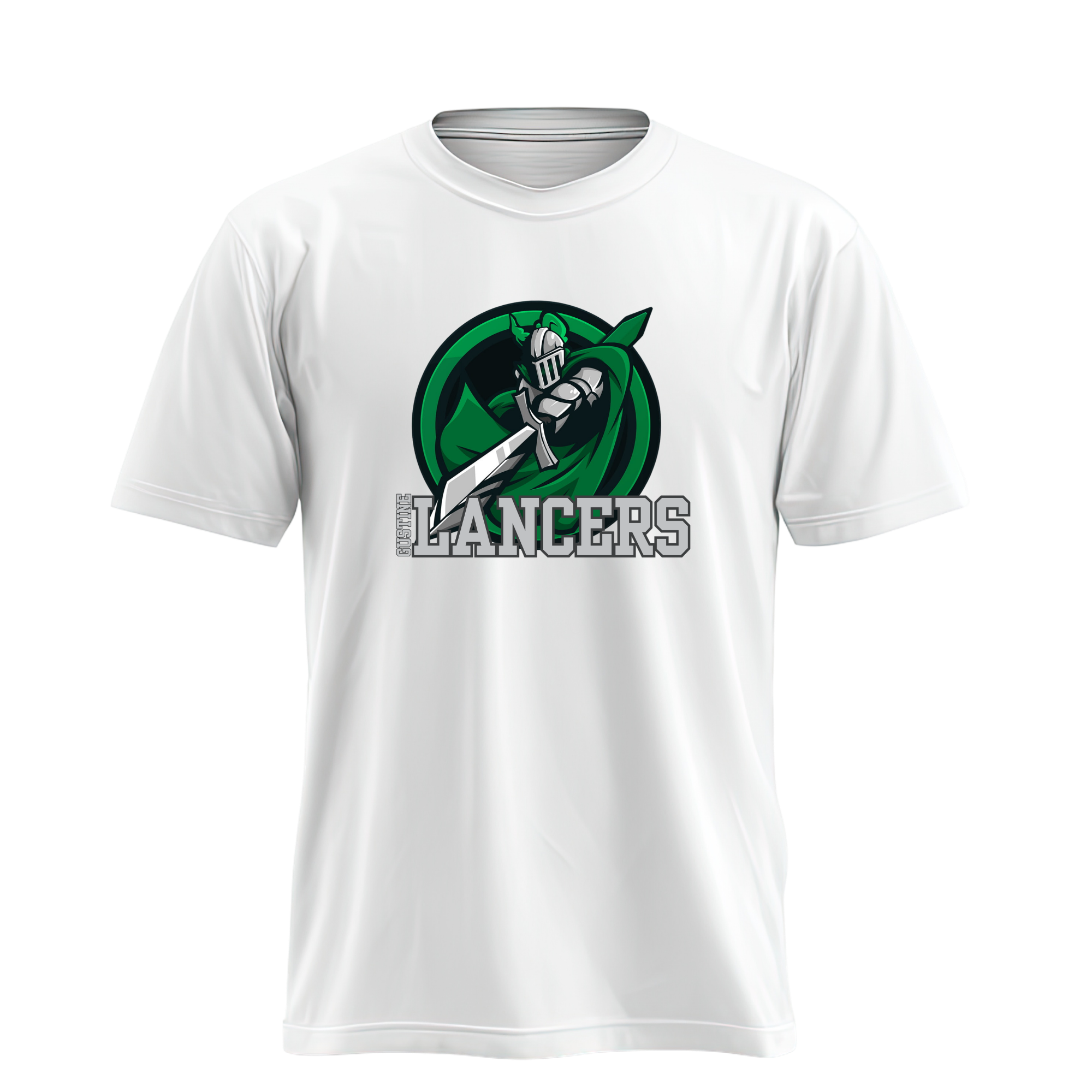 Green Gustine Lancer circle- T-shirt