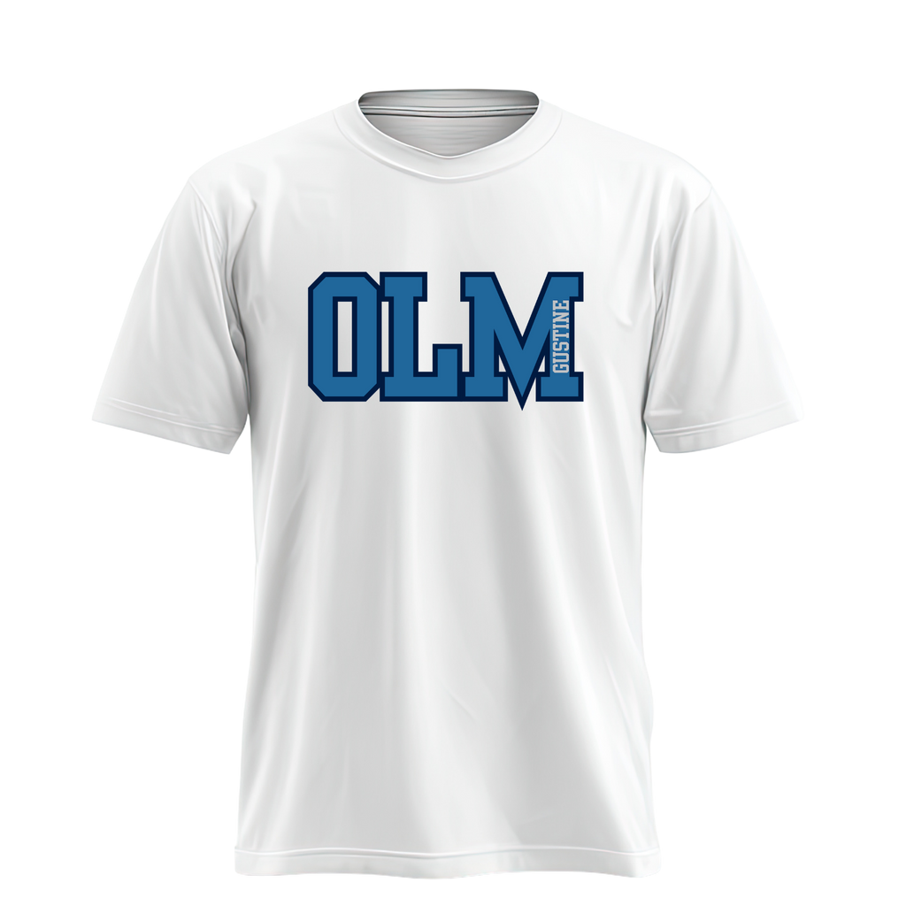 OLM Gustine Blue Letter- T-shirt