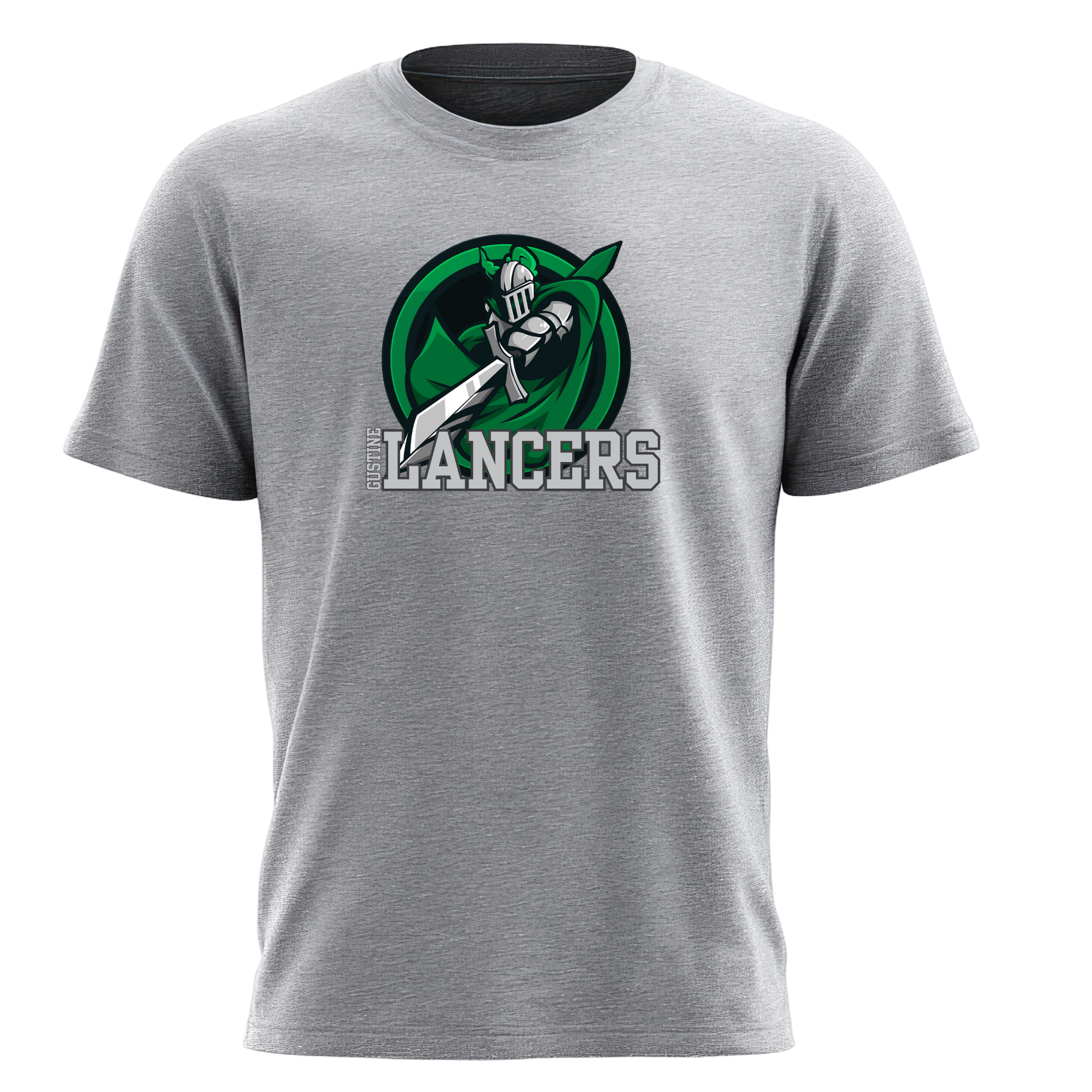 Green Gustine Lancer circle- T-shirt