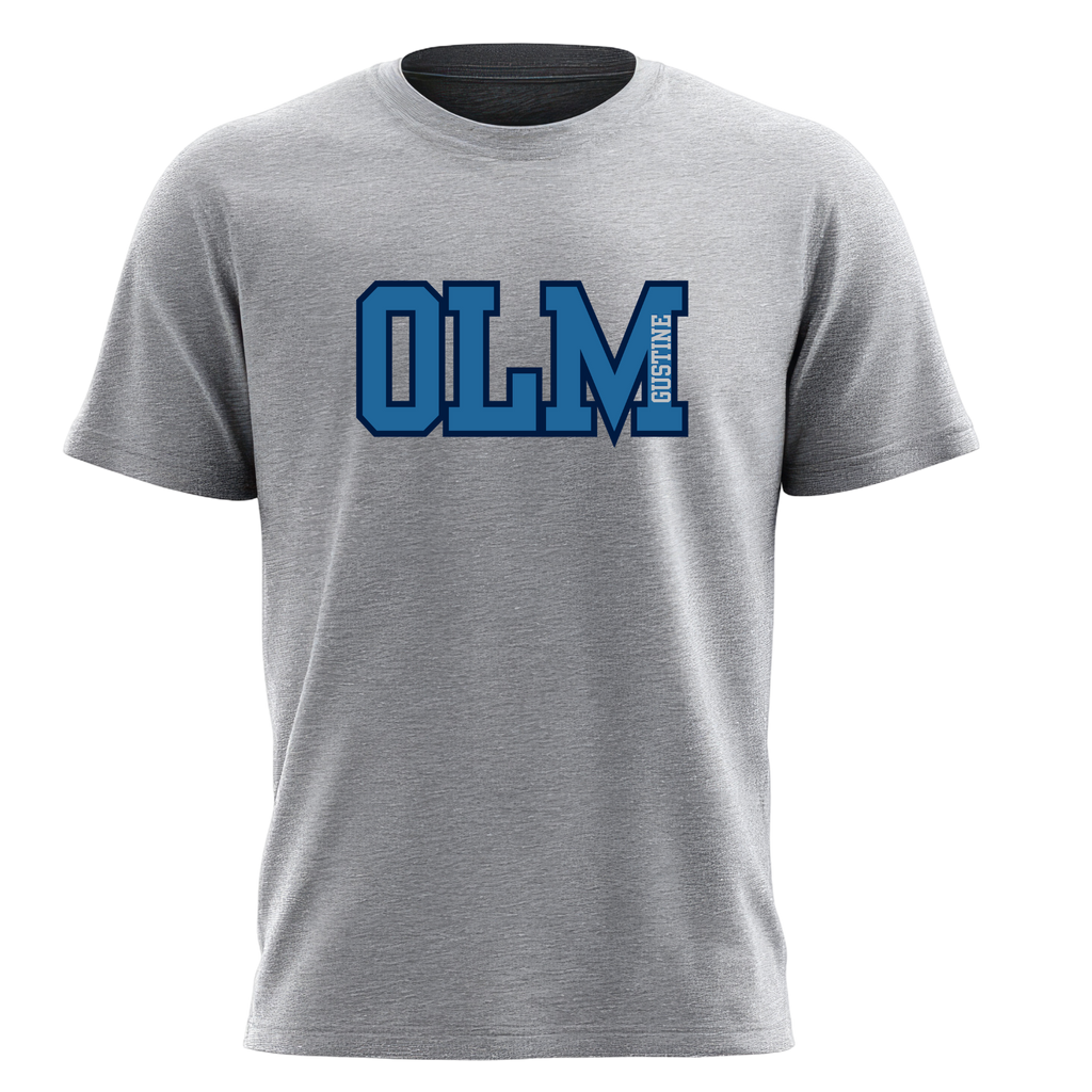 OLM Gustine Blue Letter- T-shirt