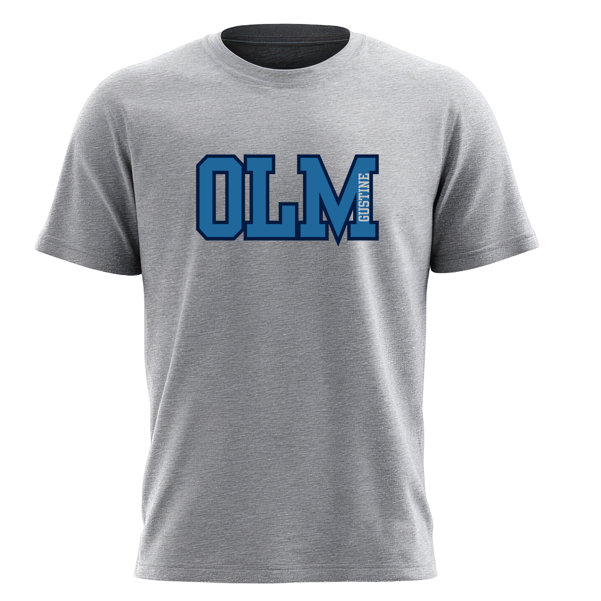 OLM Gustine Blue Letter- T-shirt