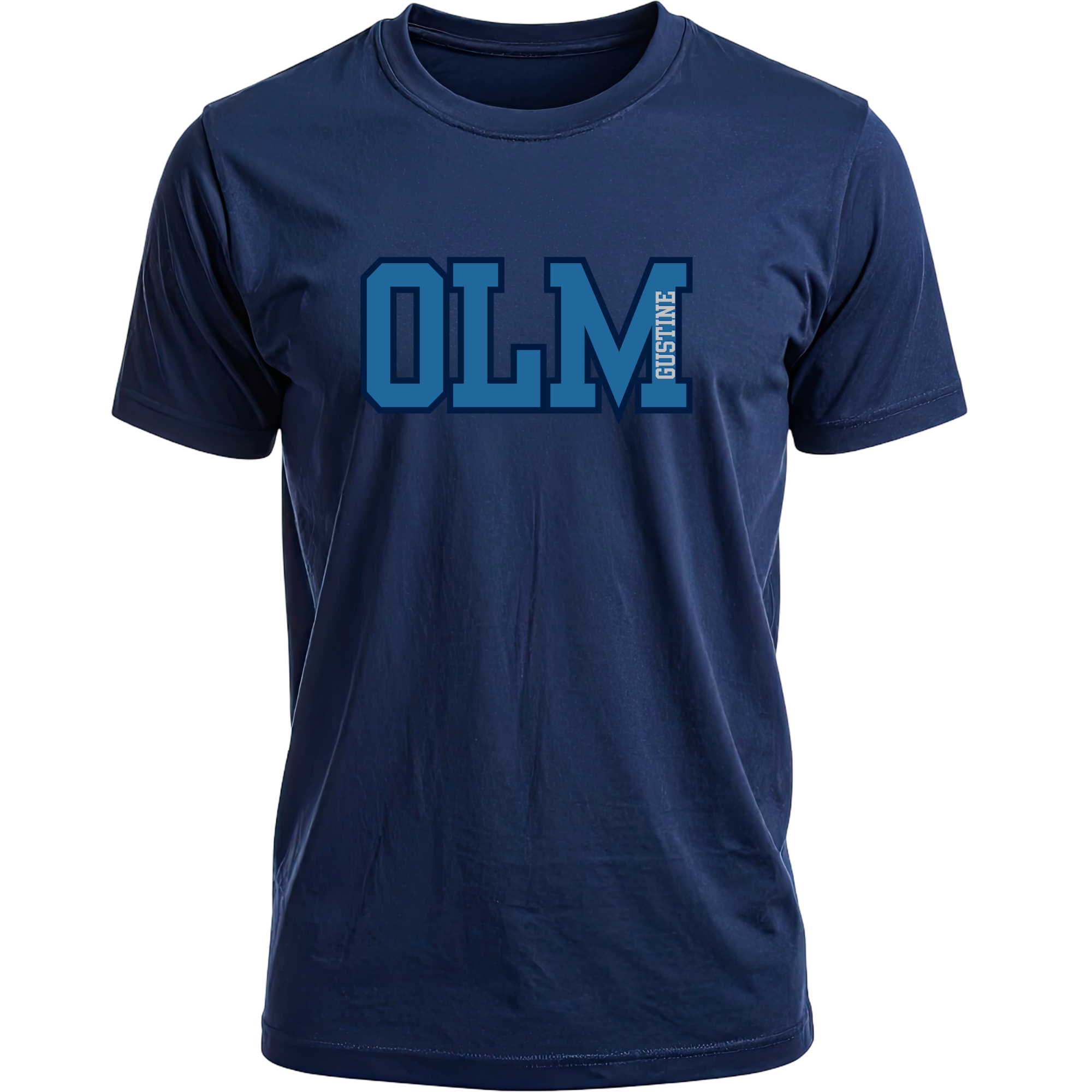OLM Gustine Blue Letter- T-shirt