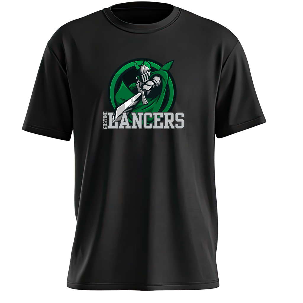 Green Gustine Lancer circle- T-shirt