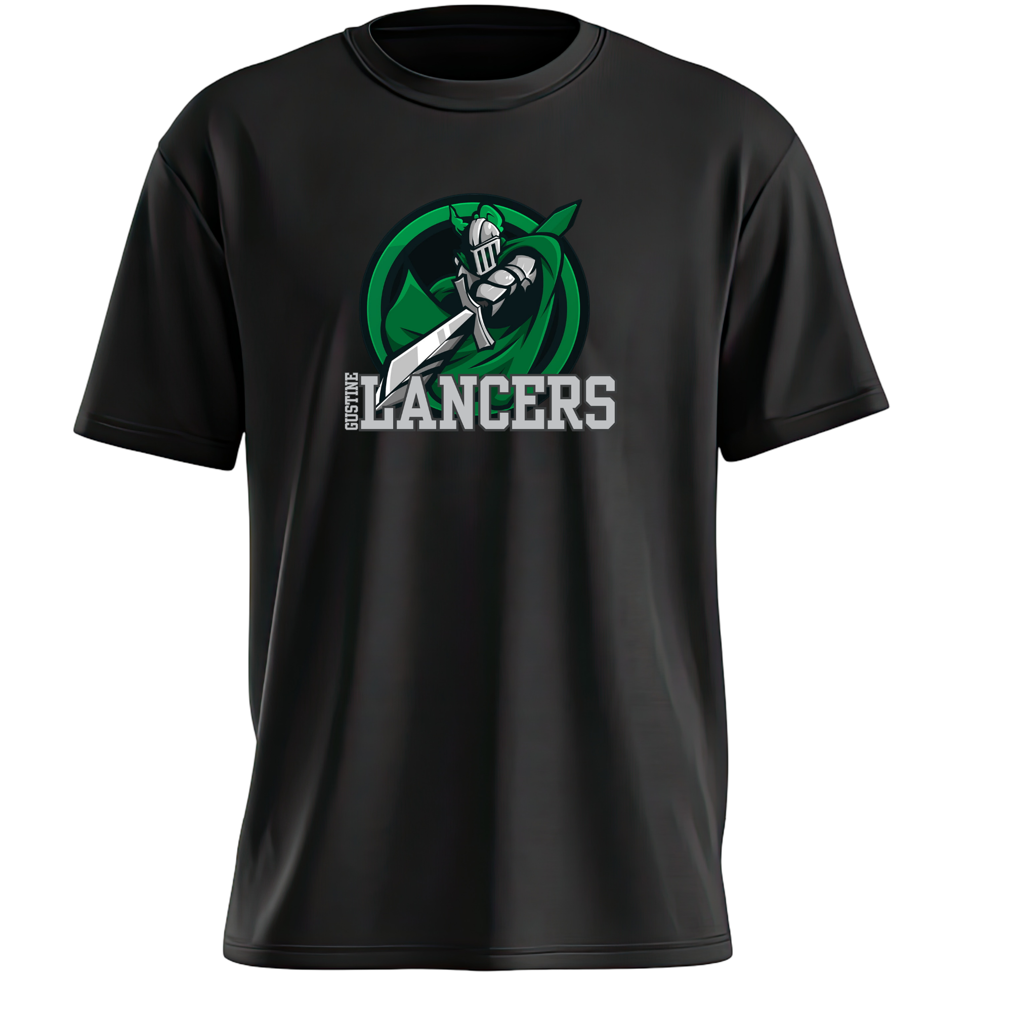 Green Gustine Lancer circle- T-shirt