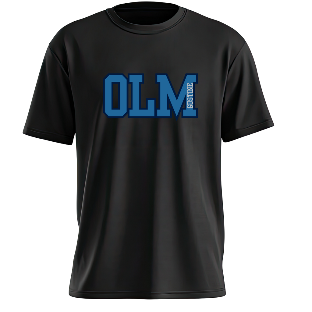 OLM Gustine Blue Letter- T-shirt