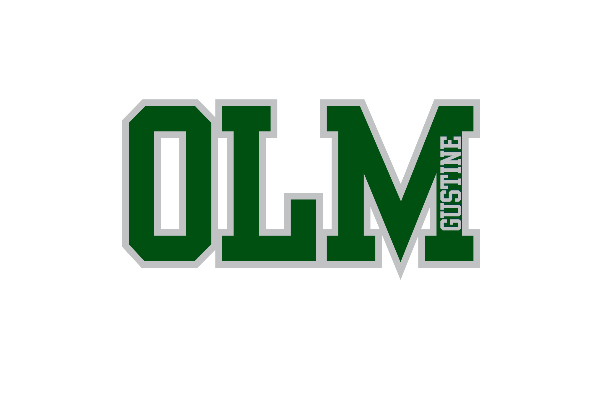 OLM Gustine Green Letter- T-shirt