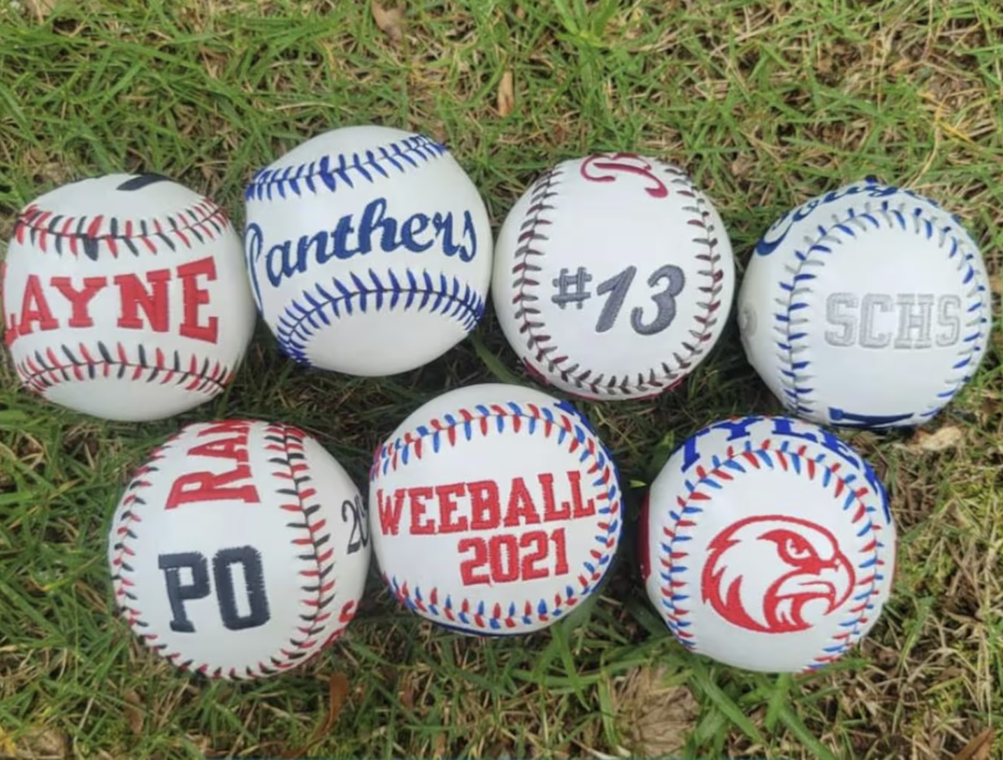 Custom baseball