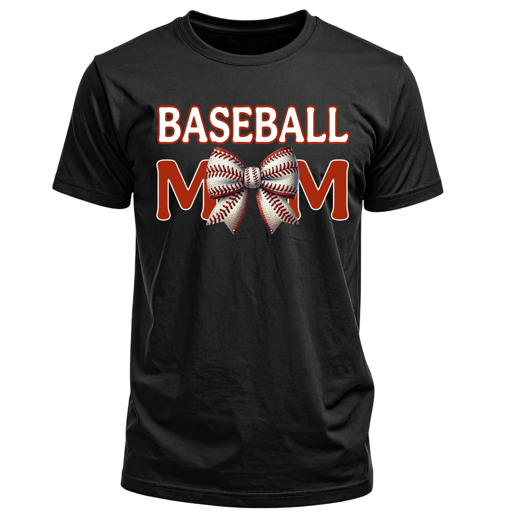 baseball mom bow