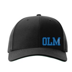 OLM Snap Back hat- small blue OLM decal