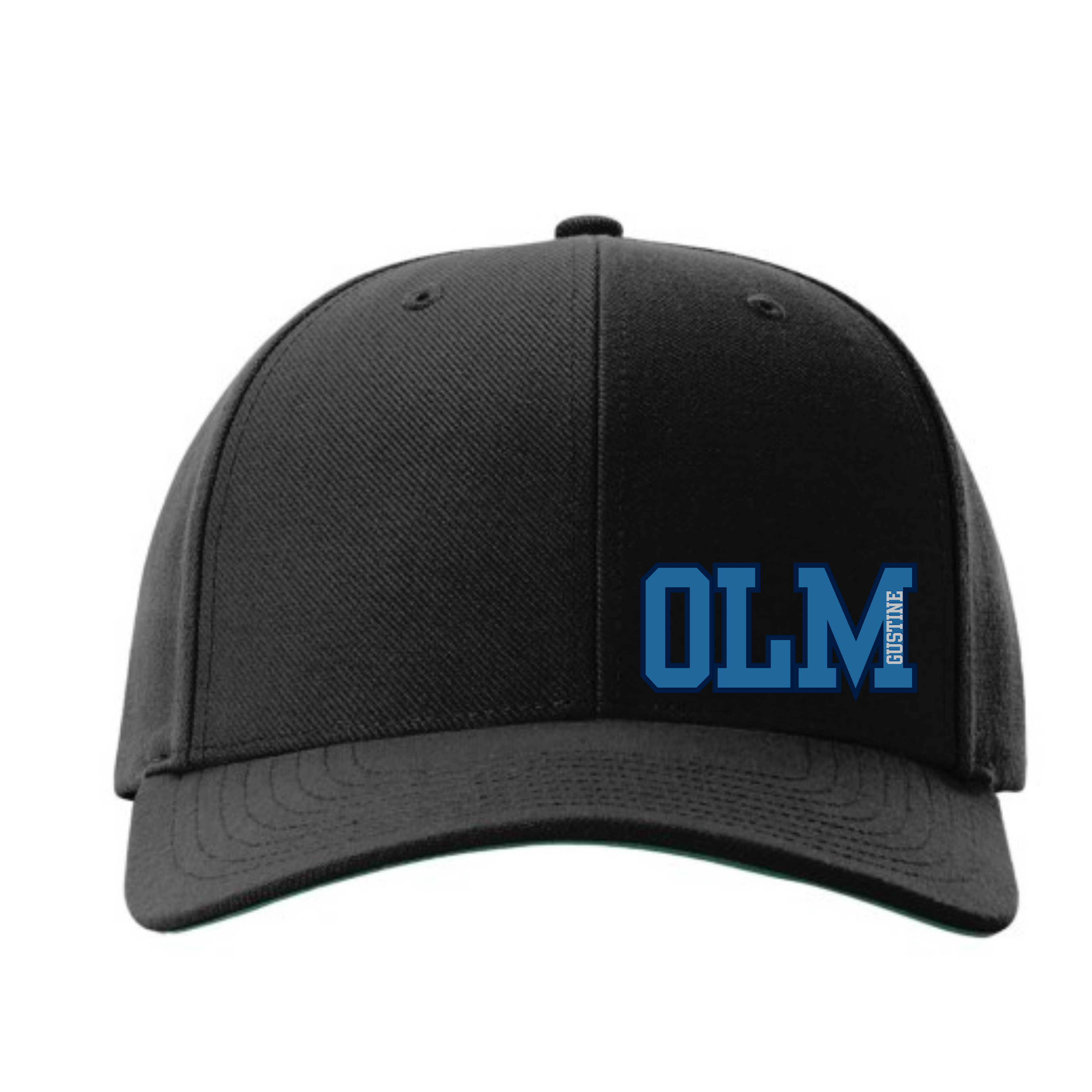 OLM Snap Back hat- small blue OLM decal