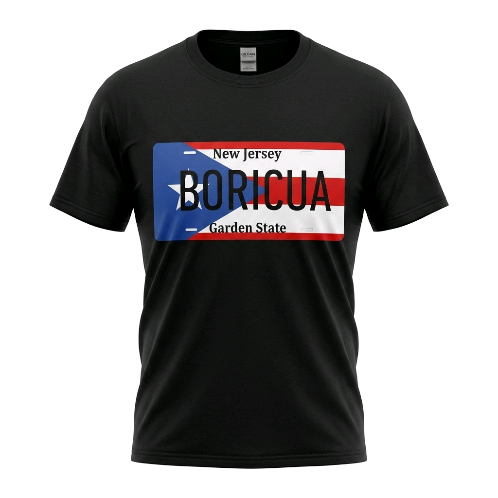 Boricua Jersey License plate