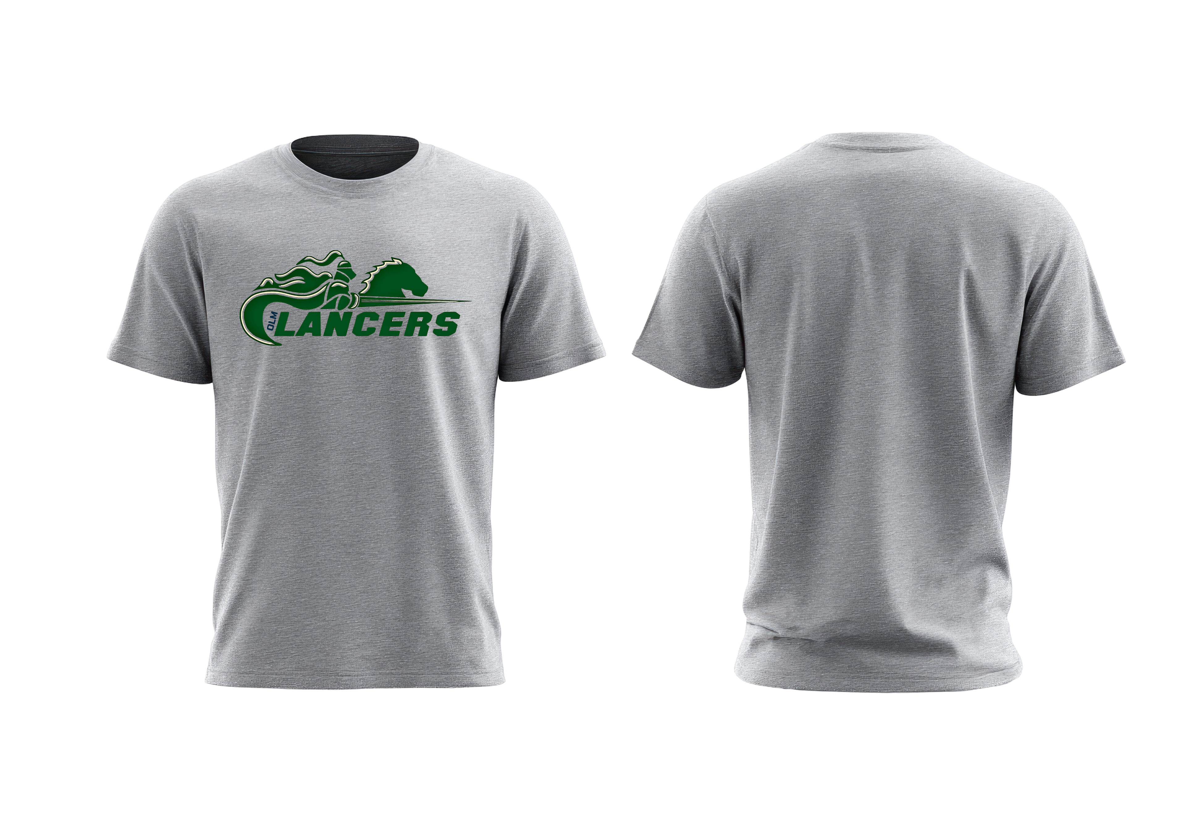 Green Gustine Lancer with horse- T-shirt