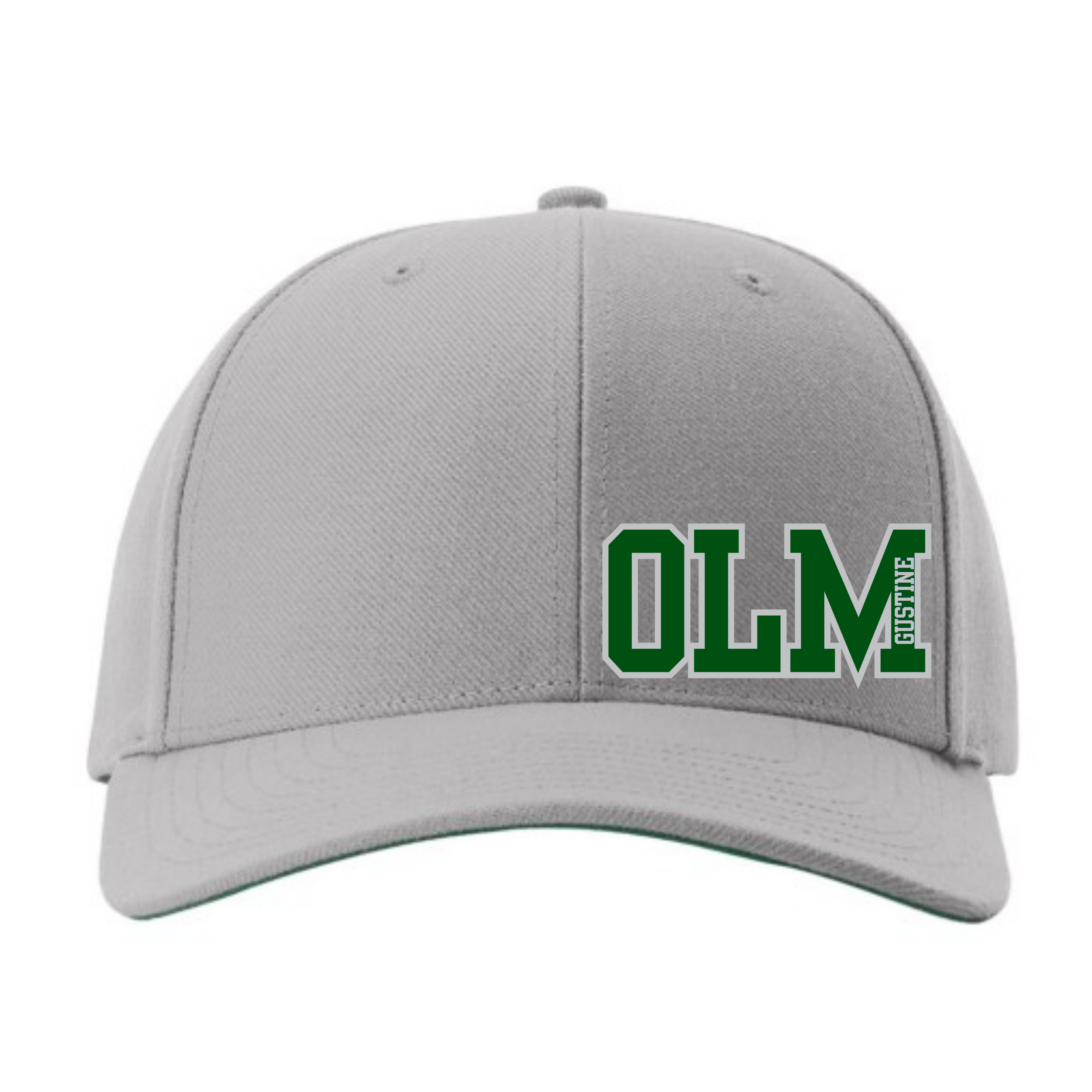 OLM Snap Back hat- small green OLM decal