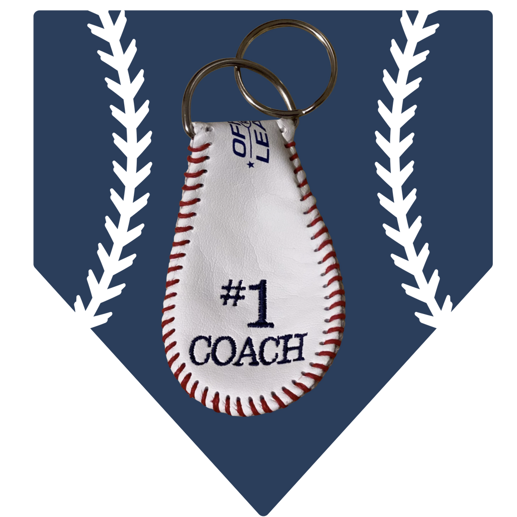 Custom baseball keychain