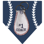 Custom baseball keychain