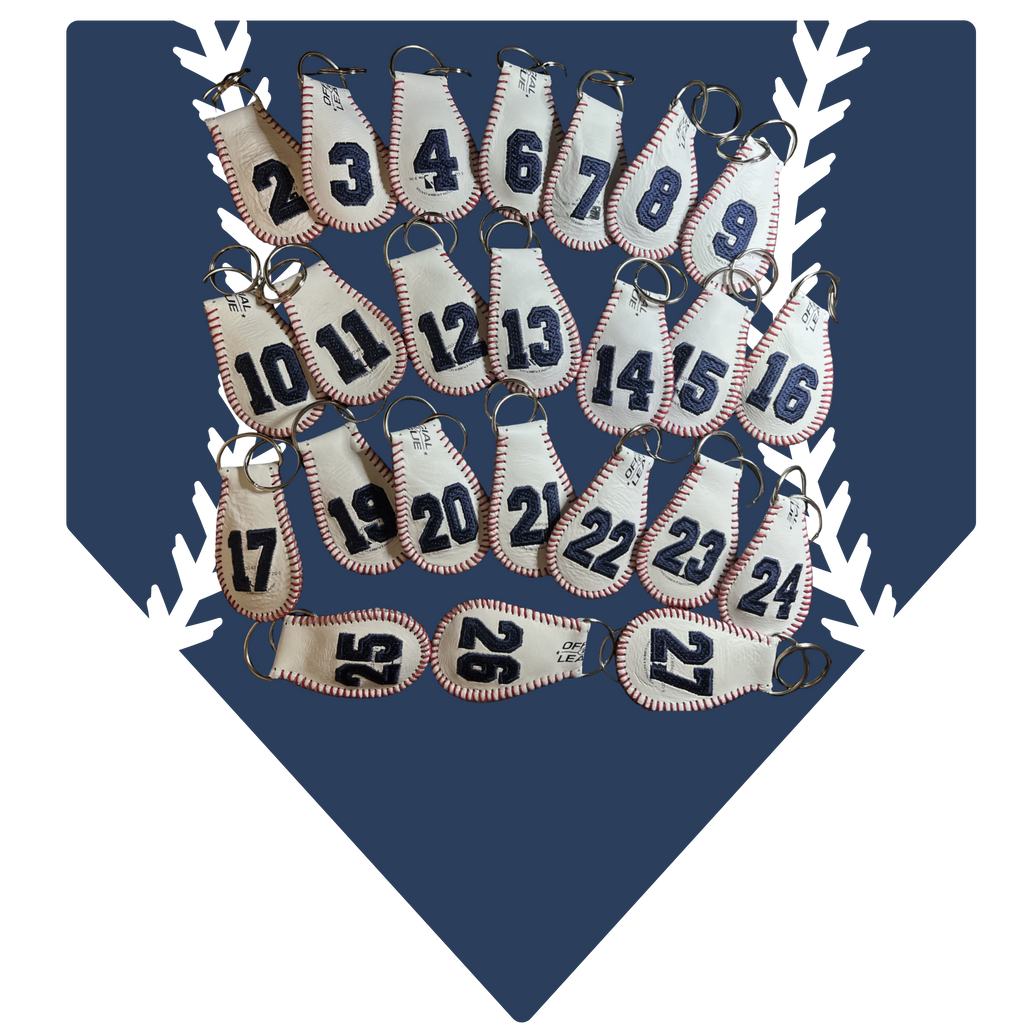 Custom baseball keychain