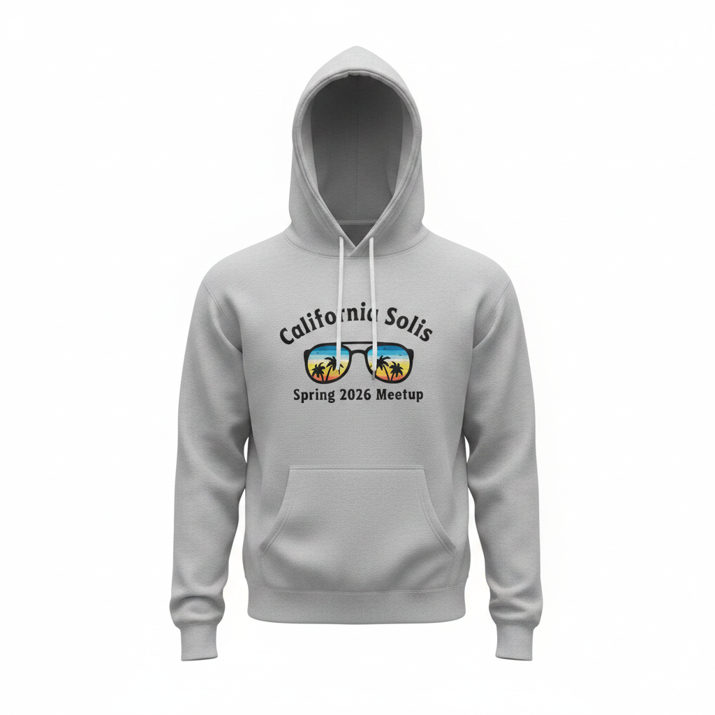 California 2026 Spring Solis meet-up Keepsake Pull over hoodie